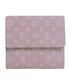 Louis Vuitton Mini Lin Trifold Wallet, back view